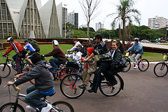 bicicletada 25 de julho 2009  foto - Alexandre Munhoz