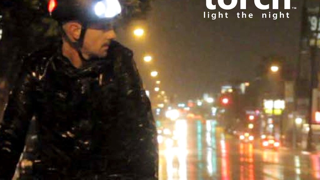 Torch-bicycle helmet with integrated lights project video thumbnail